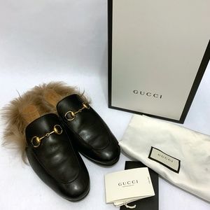 Gucci Princetown Leather Slipper
